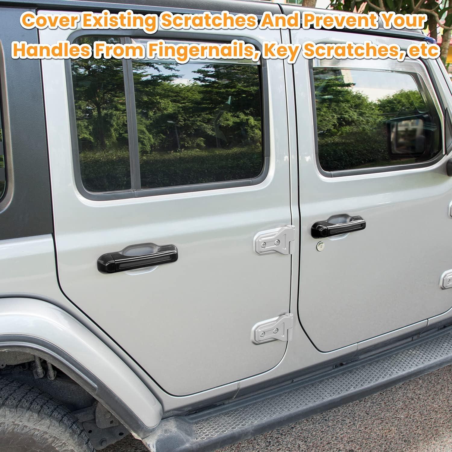 Cubierta Manijas Puerta Jeep Wrangler JL JLU 2018-2024 5PCS