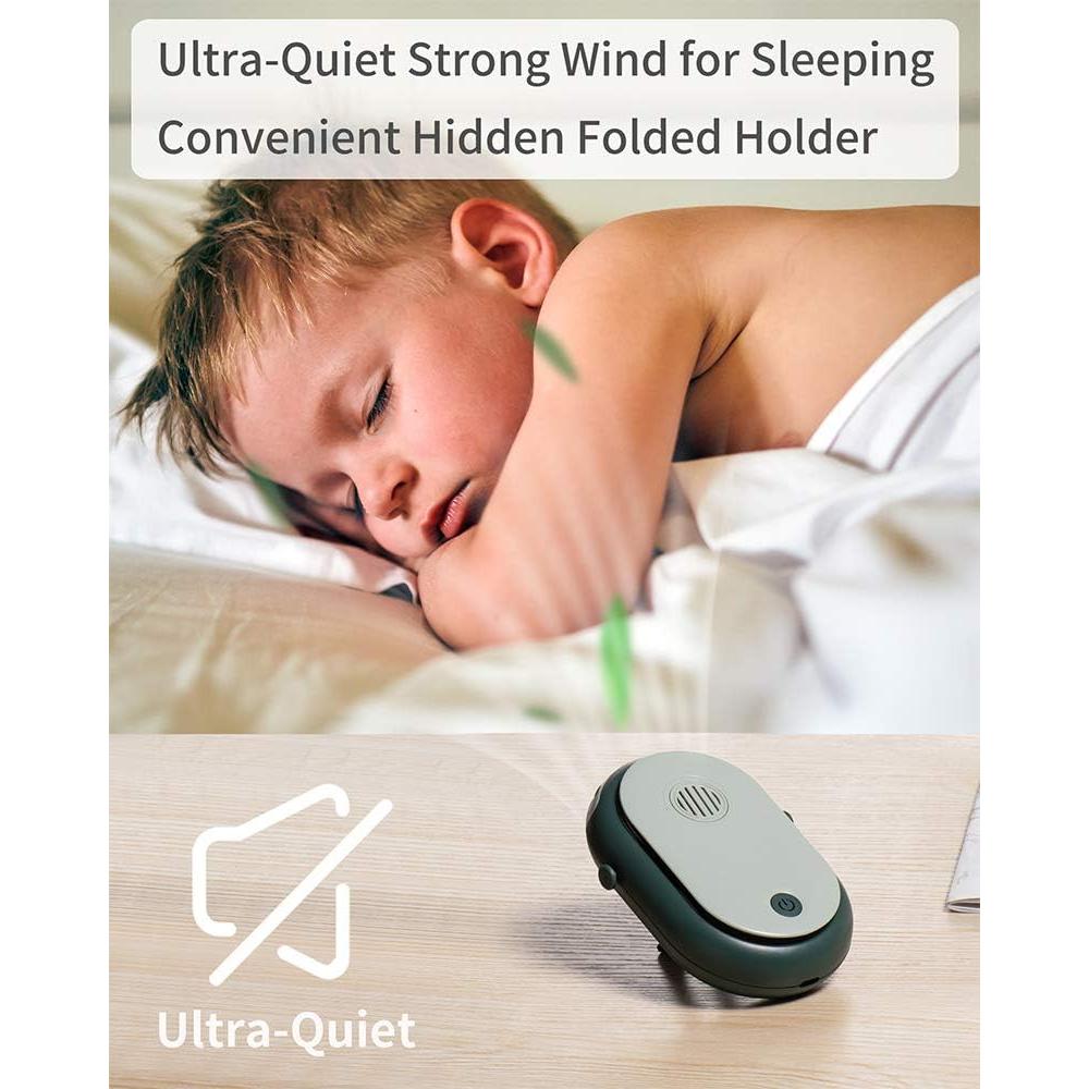 Ventilador Personal Colgante RUINUOKAI M3 3 Velocidades Verde