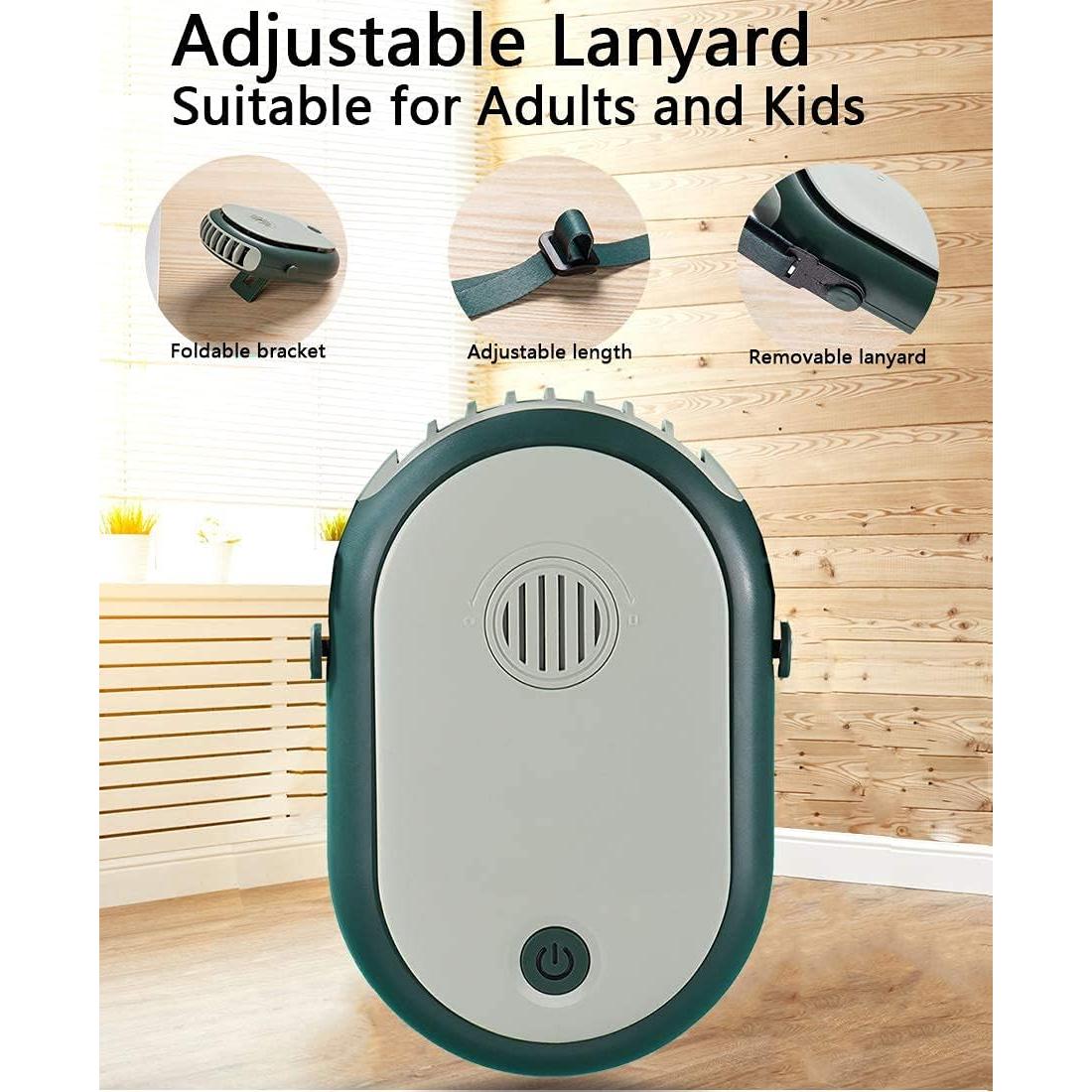 Ventilador Personal Colgante RUINUOKAI M3 3 Velocidades Verde