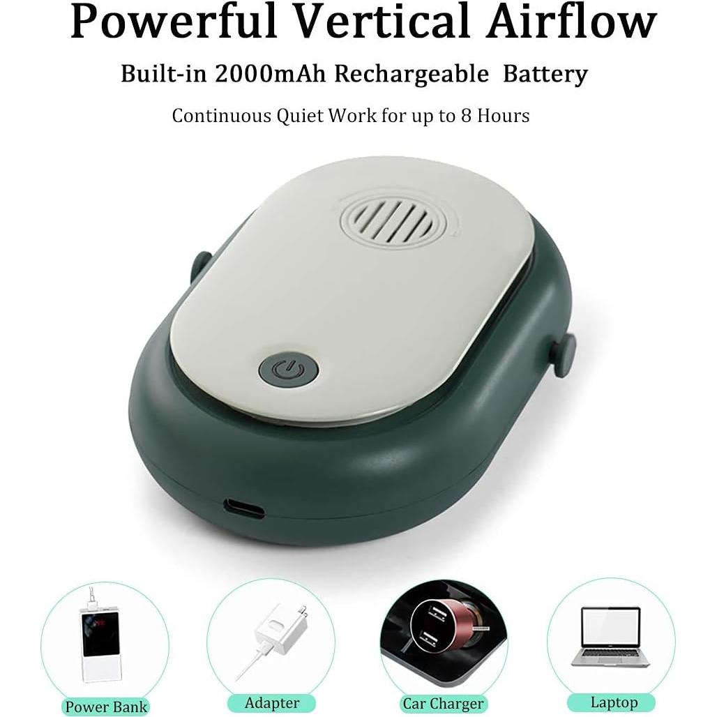 Ventilador Personal Colgante RUINUOKAI M3 3 Velocidades Verde