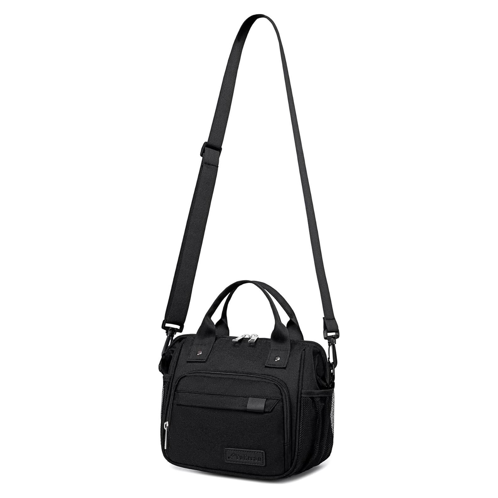 Bolsa de Almuerzo Compacta TuErCao Negra Aislada 6.3L