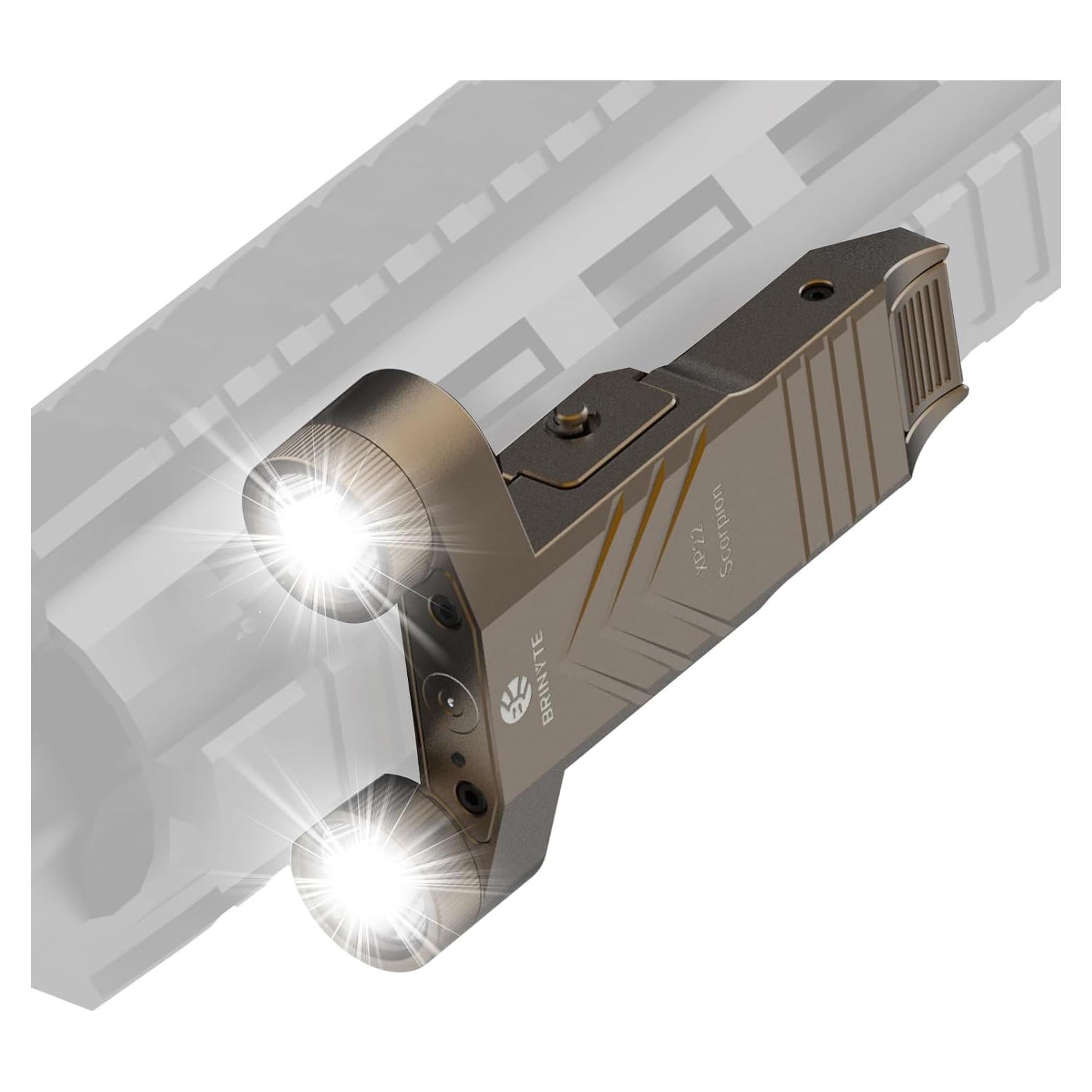 Linterna Táctica LED Brinyte XP22 1300 Lúmenes Recargable USB