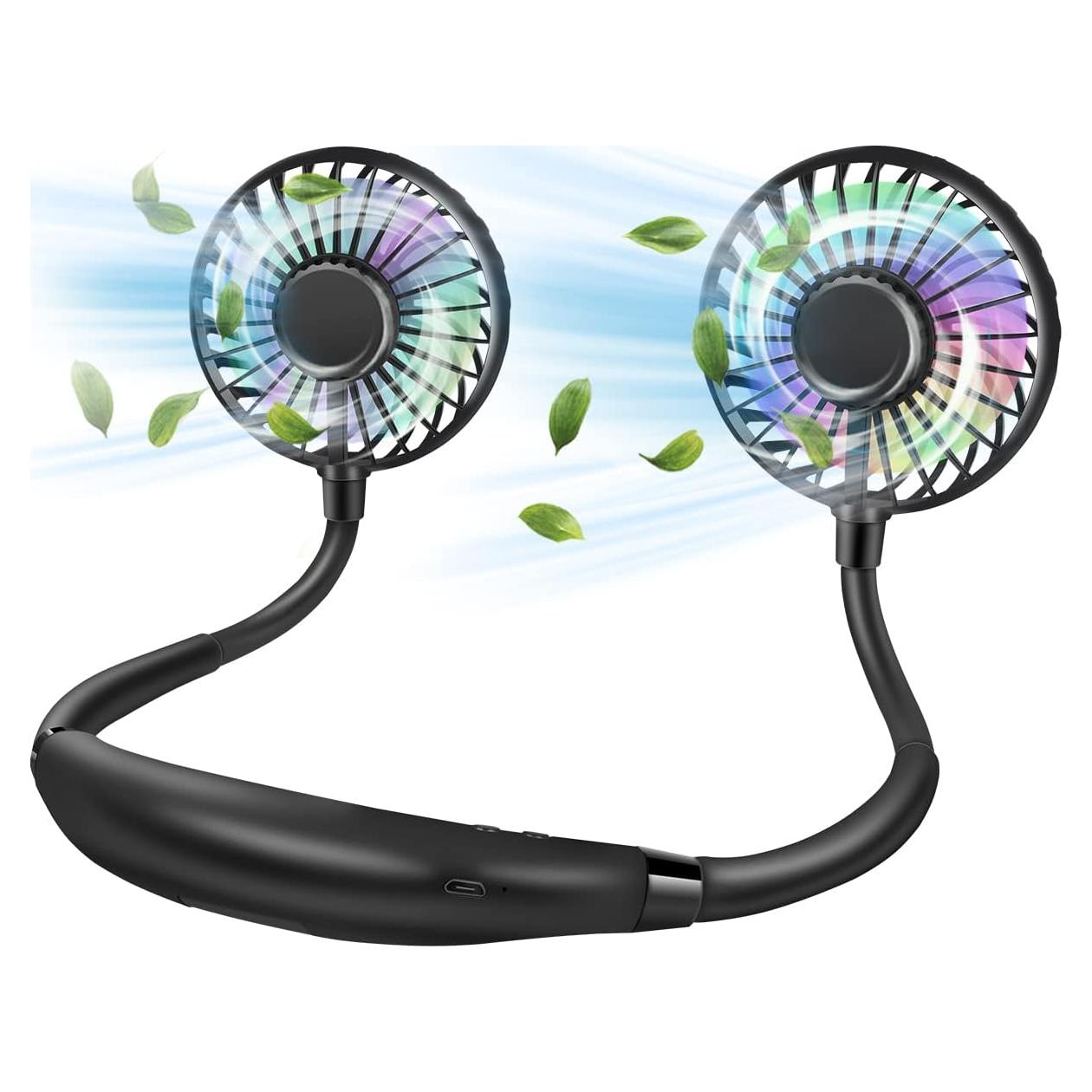 Ventilador de Cuello YALTOON JF-YALT-3 Velocidades Recargable