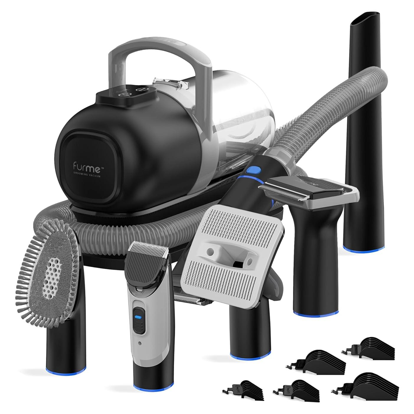 Kit de Acicalamiento para Mascotas FurMe - Aspiradora Silenciosa 1L