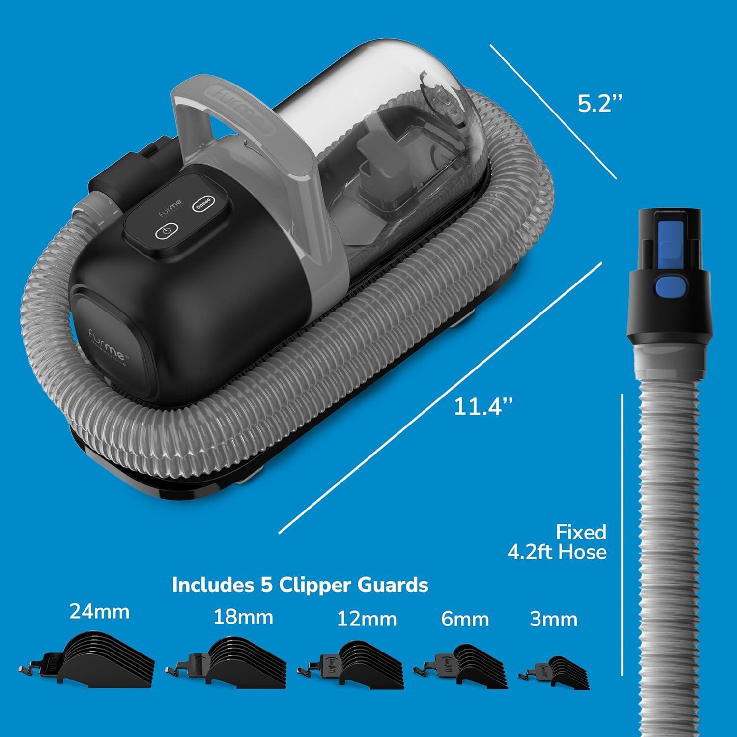 Kit de Acicalamiento para Mascotas FurMe - Aspiradora Silenciosa 1L
