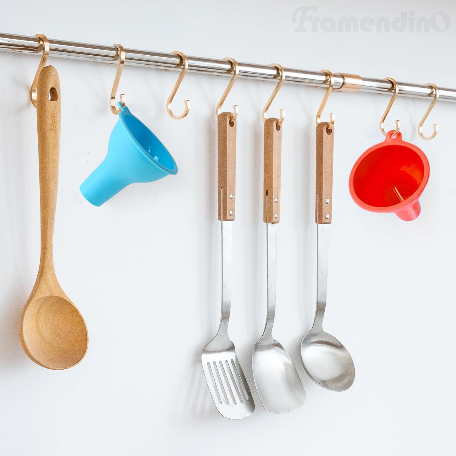 Set de 4 embudos de silicona Framendino para cocina
