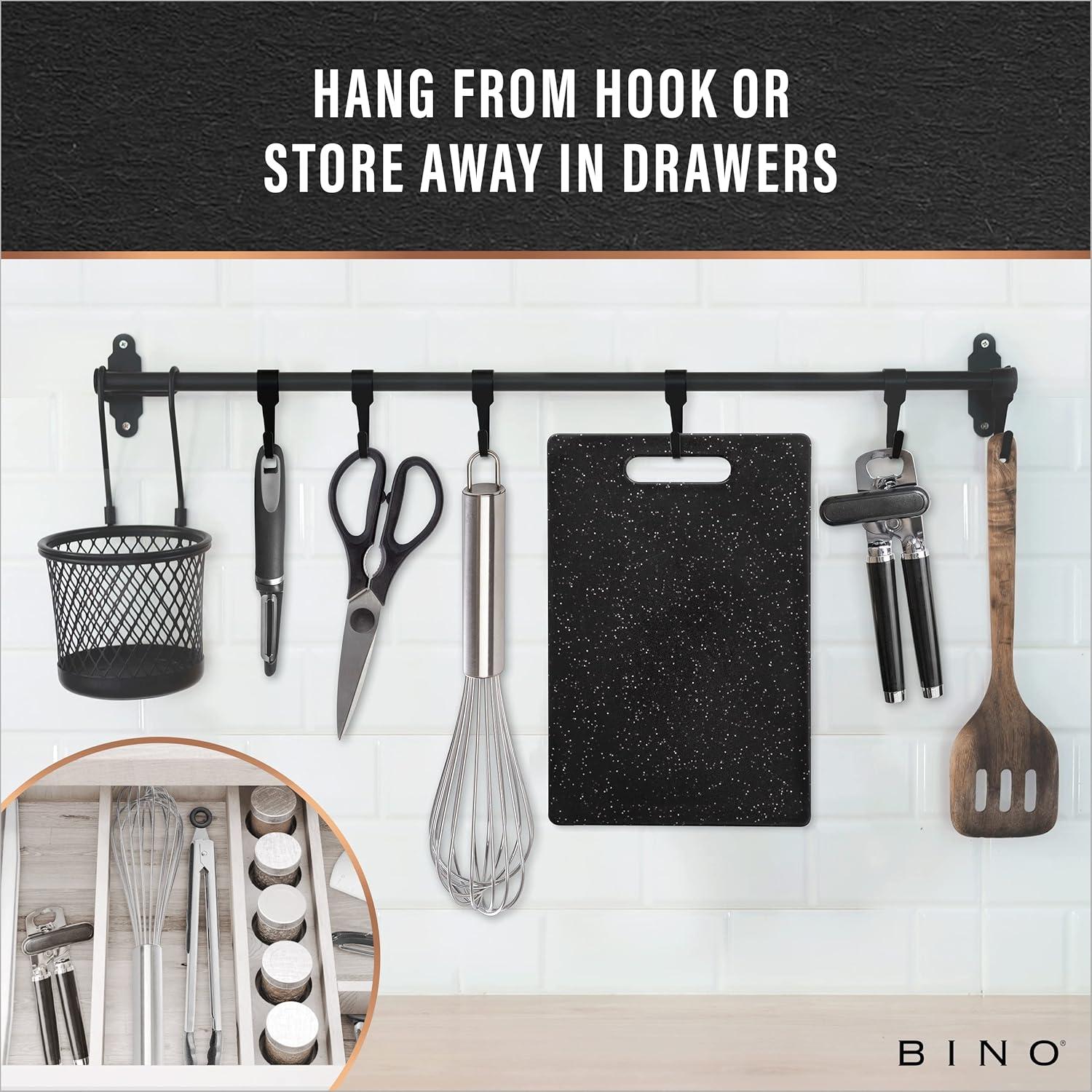 Juego de Batidores de Huevos BINO 2 Piezas 25.4 cm Acero Inoxidable