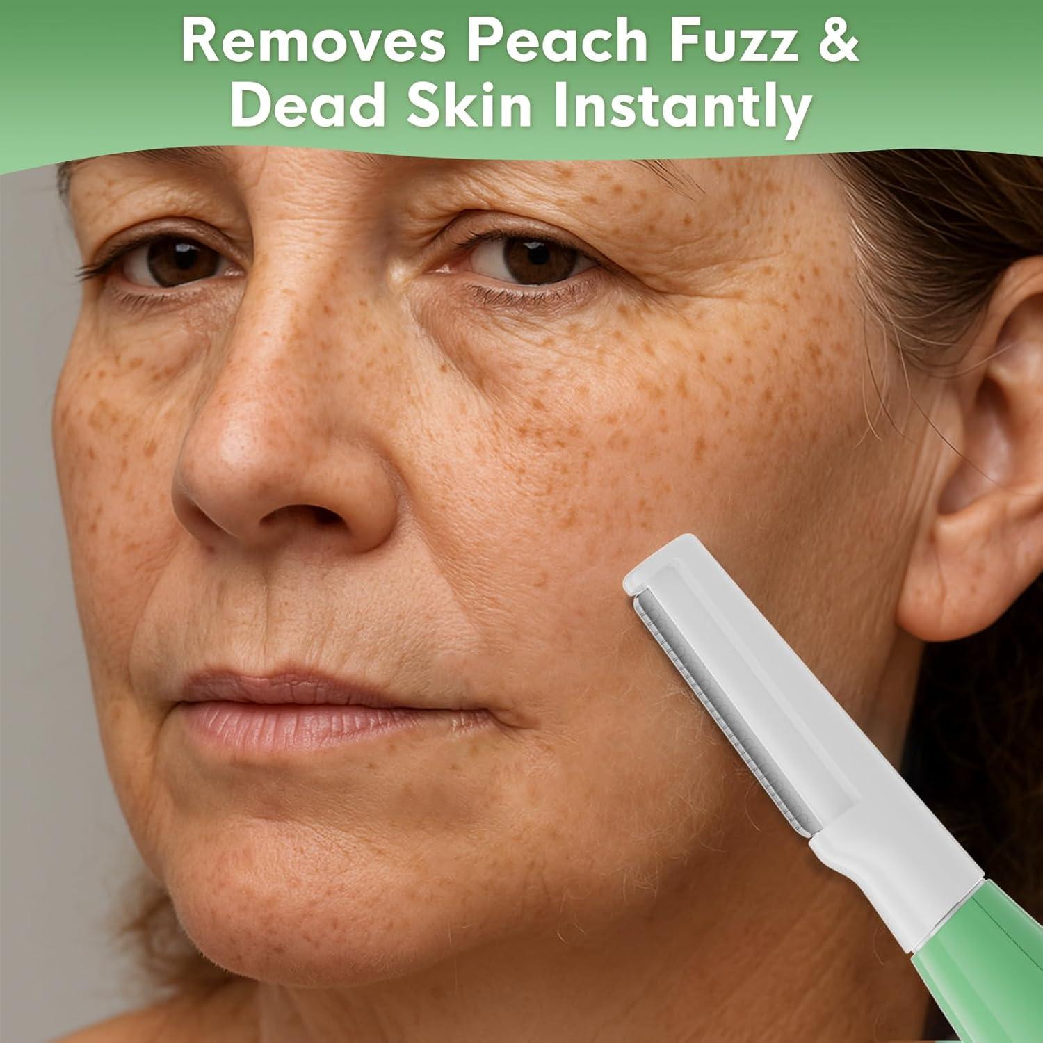 Razor Dermaplane Sonic Skinharbor - Exfoliación Facial 3 Velocidades