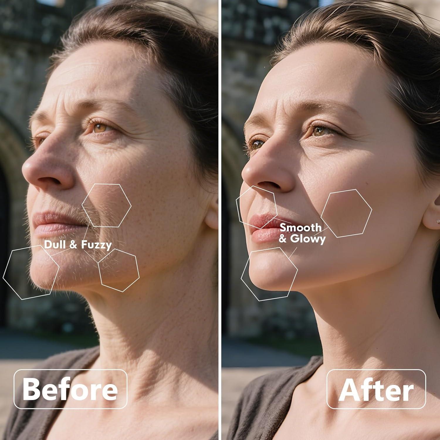 Razor Dermaplane Sonic Skinharbor - Exfoliación Facial 3 Velocidades