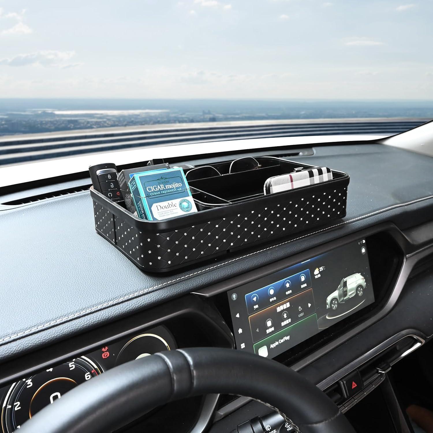 Organizador de Consola para Automóvil Keketuohai Bling 2025