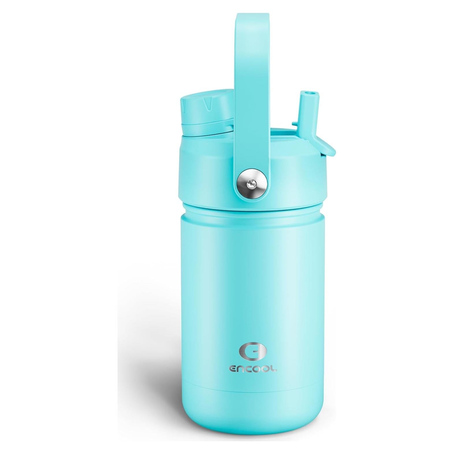 Botella de Agua Aislada ENCOOL 0.35L Azul Acuamarina