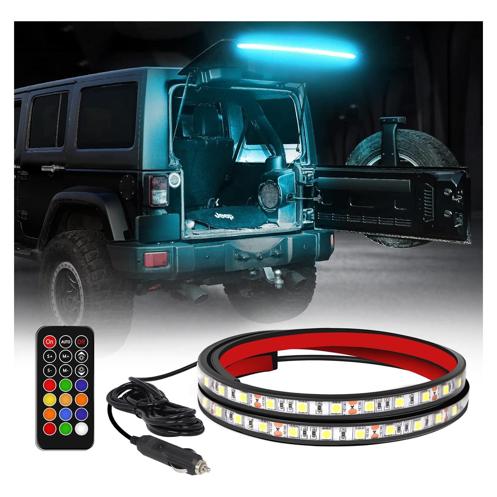 Tira de Luz RGBW para Jeep Wrangler XRIDONSEN 40" Impermeable