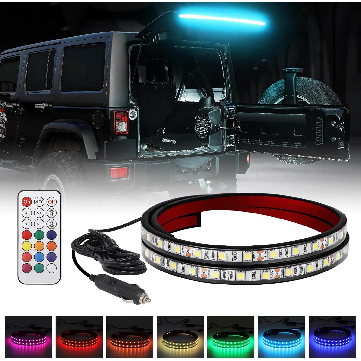 Tira de Luz RGBW para Jeep Wrangler XRIDONSEN 40" Impermeable