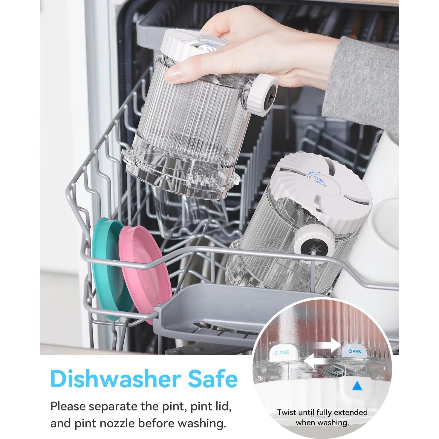 Envases Creami Swirl Ninja NC701 - 2 Paquetes Tapas Azul/Rosa