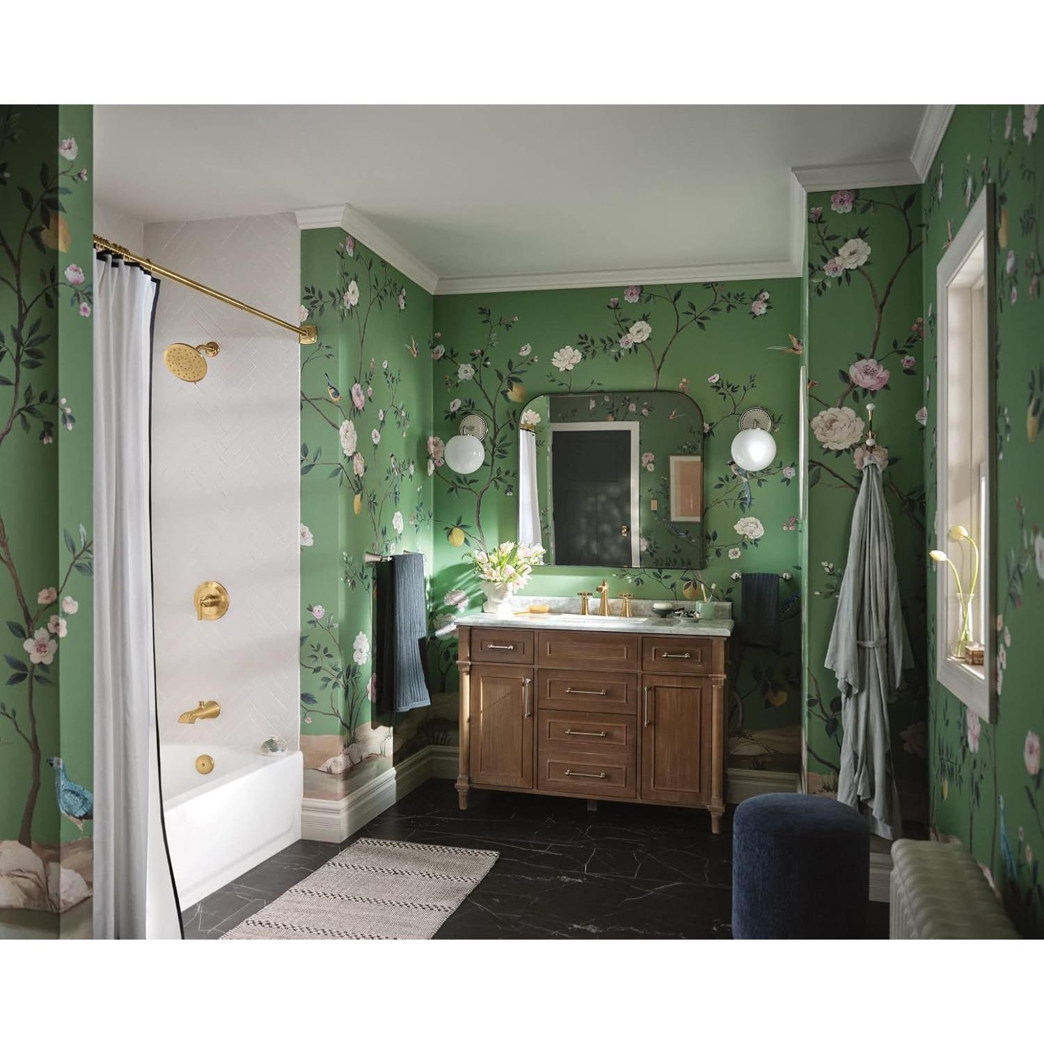 Cabezal de Ducha Moen Verso 7" Oro Cepillado Eco-Performance