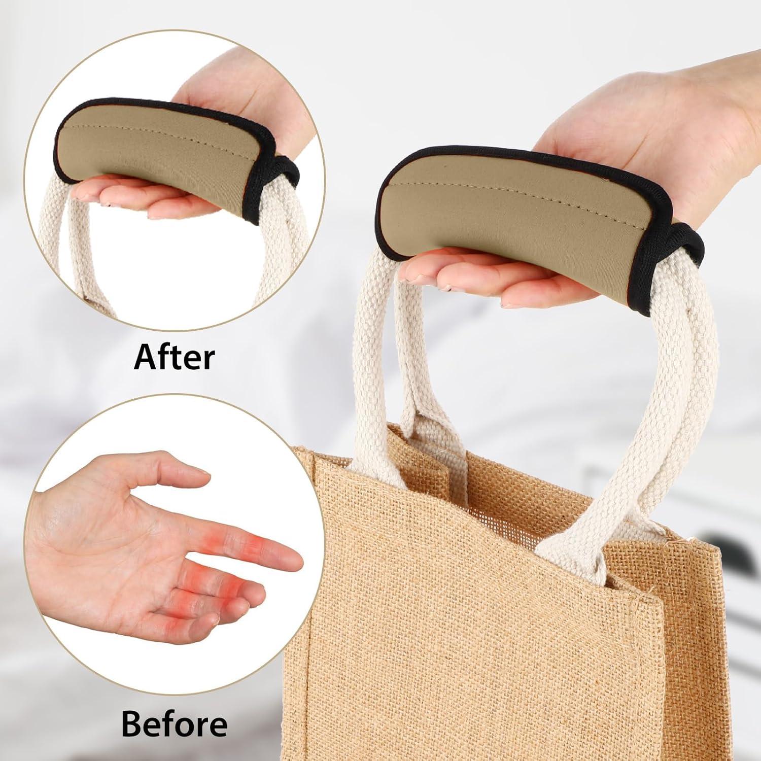 2 Envolturas para Mangos de Equipaje Yolev Caqui Oscuro