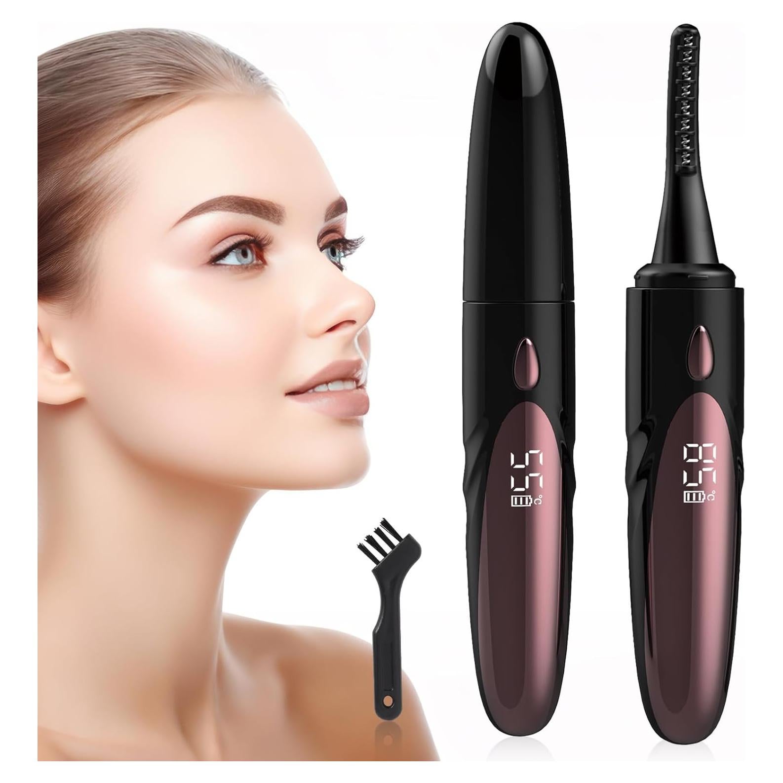 Rizador de Pestañas Eléctrico Morevee Negro 4 Modos 24h