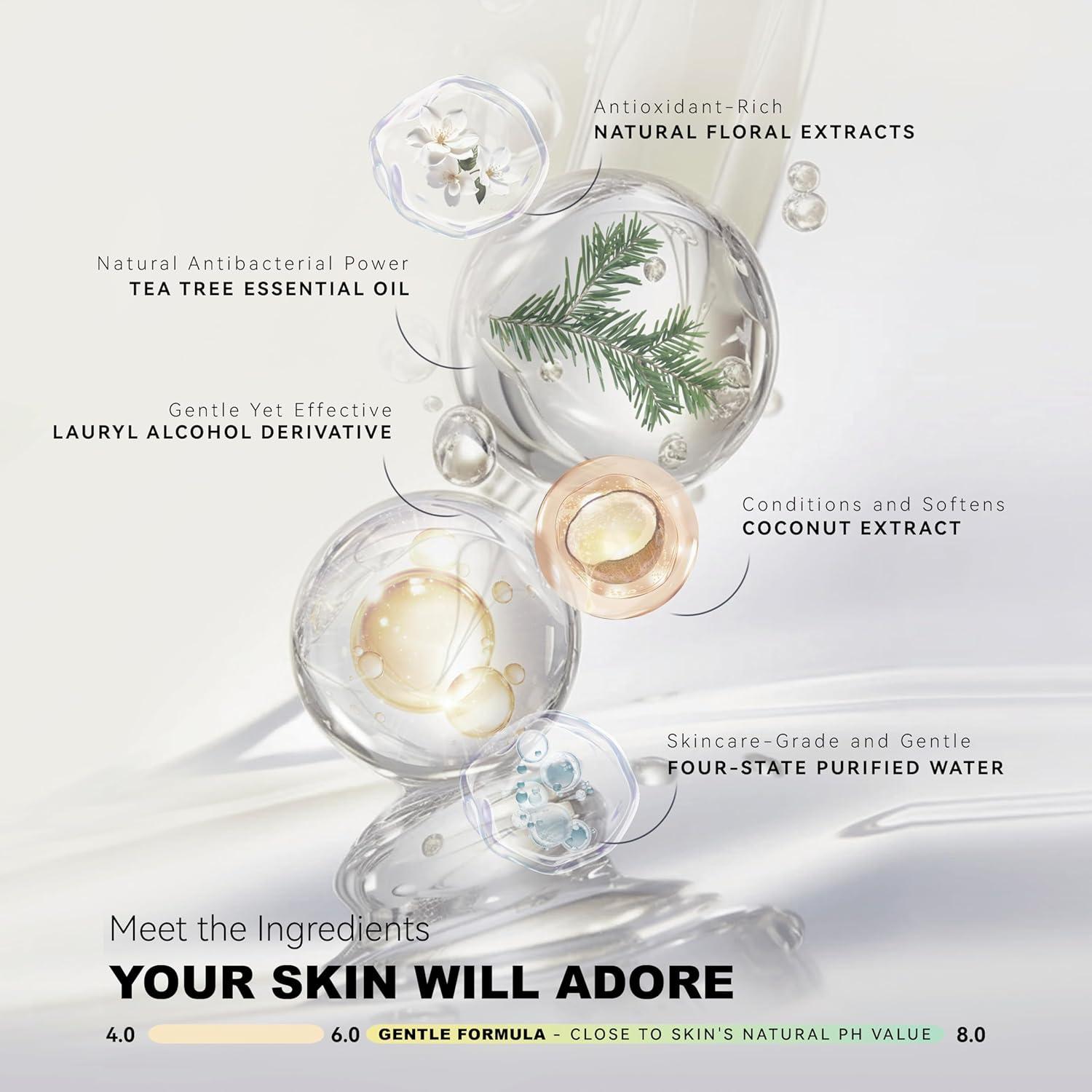 Limpiador de Brochas Aprilous 200 ml con Aceite de Árbol de Té