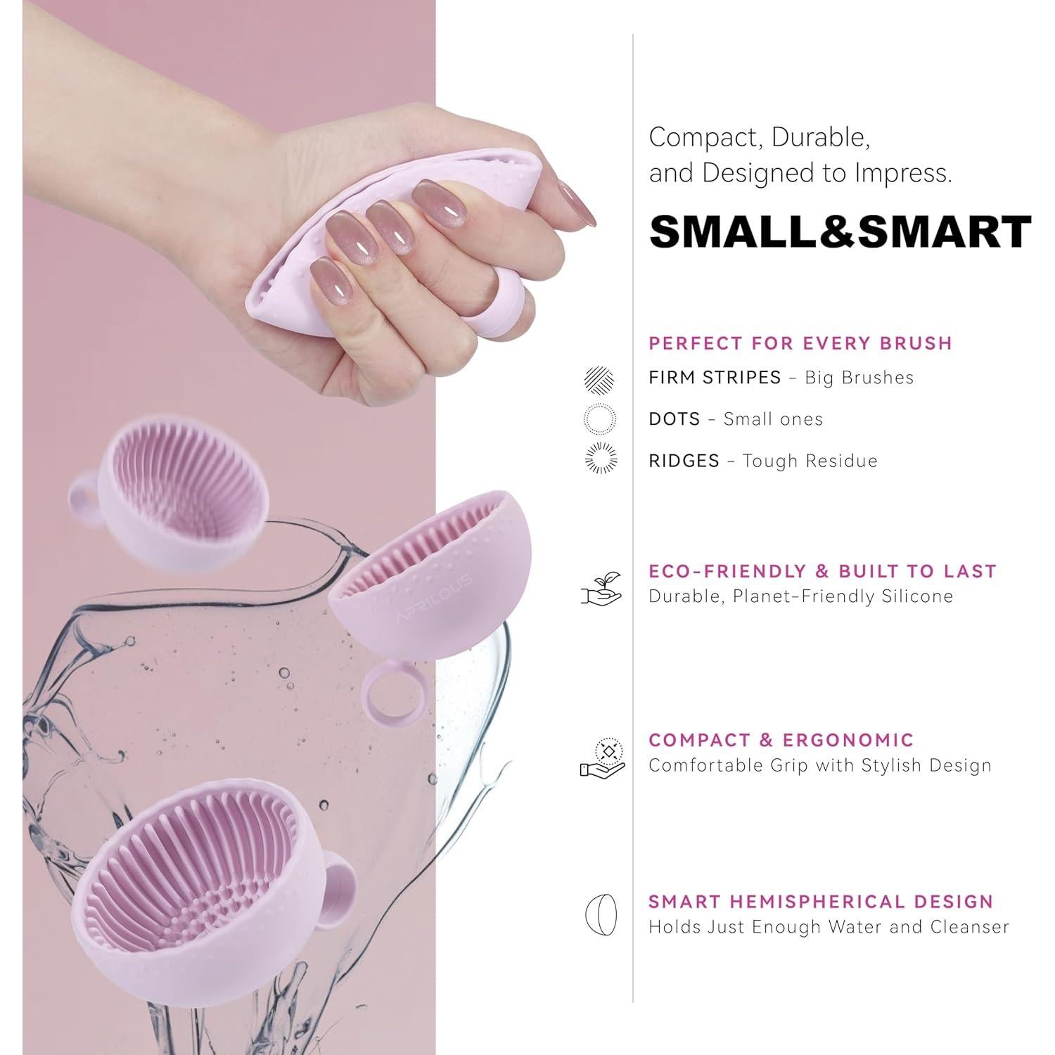 Limpiador de Brochas Aprilous 200 ml con Aceite de Árbol de Té