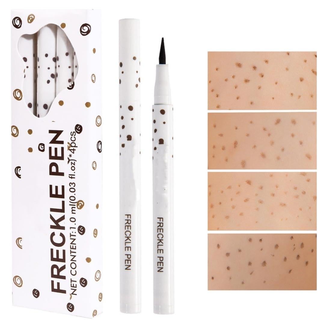 Set de Bolígrafos de Pecas Falsas 4 Colores - Impermeables