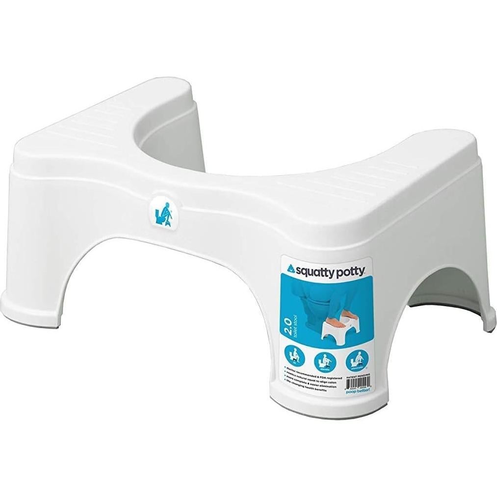 Escalón de Baño Squatty Potty 2.0 Base Blanco 17.78 cm