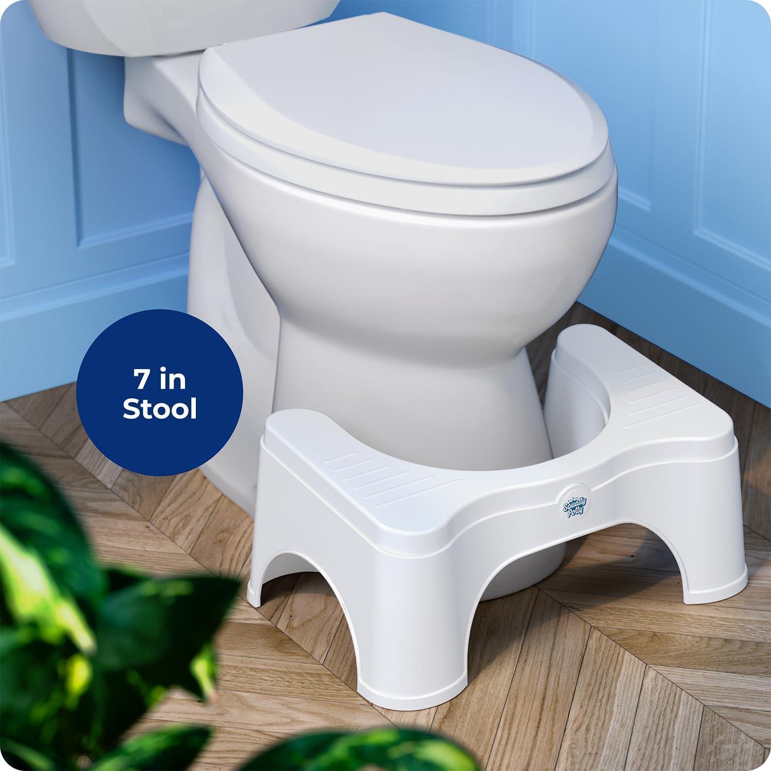 Escalón de Baño Squatty Potty 2.0 Base Blanco 17.78 cm