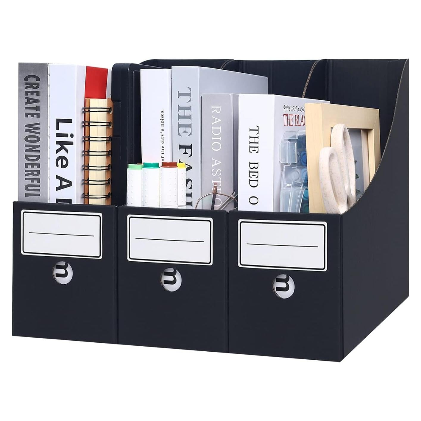 Soporte para Revistas de Cartón Komstuon - Paquete de 6 Unidades