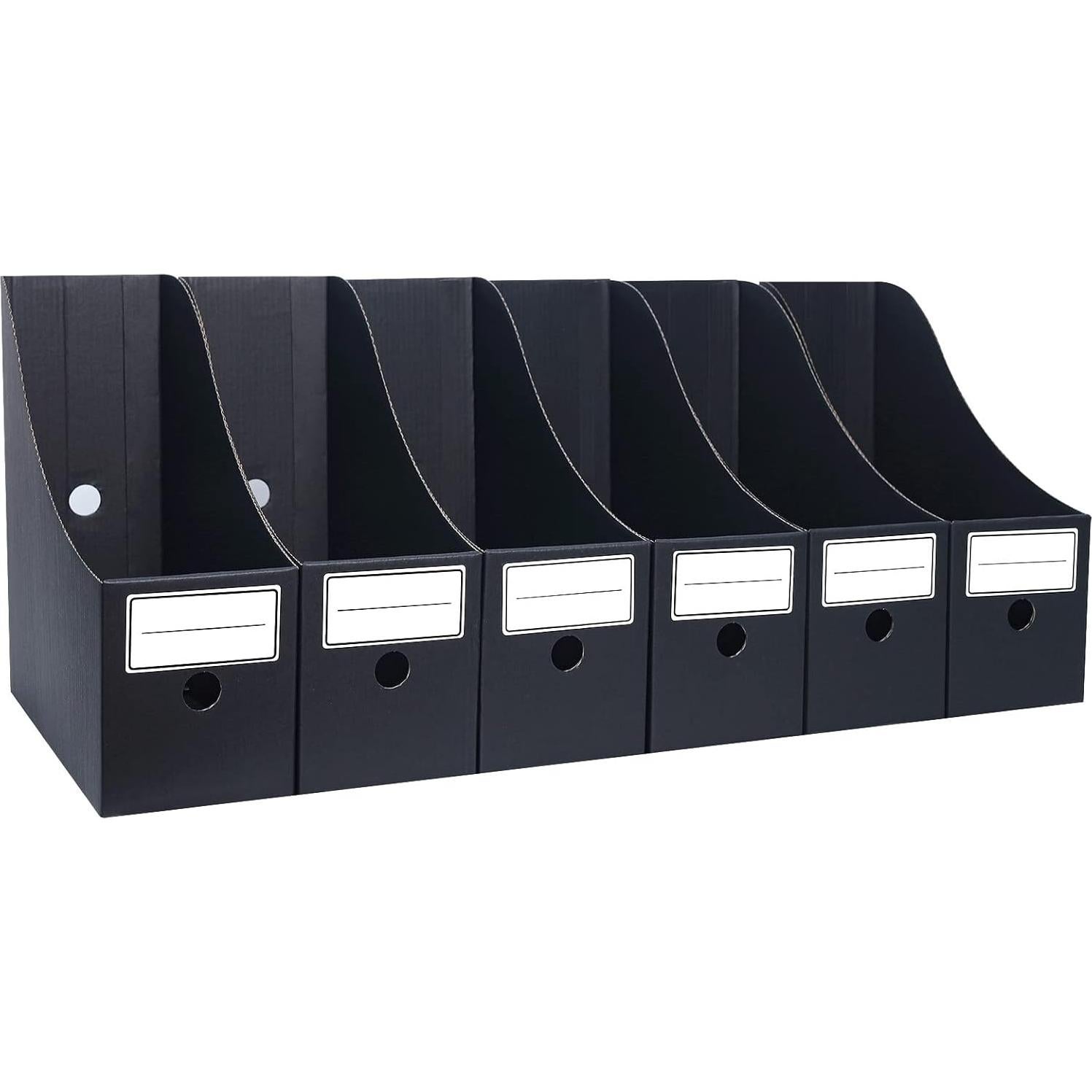 Soporte para Revistas de Cartón Komstuon - Paquete de 6 Unidades