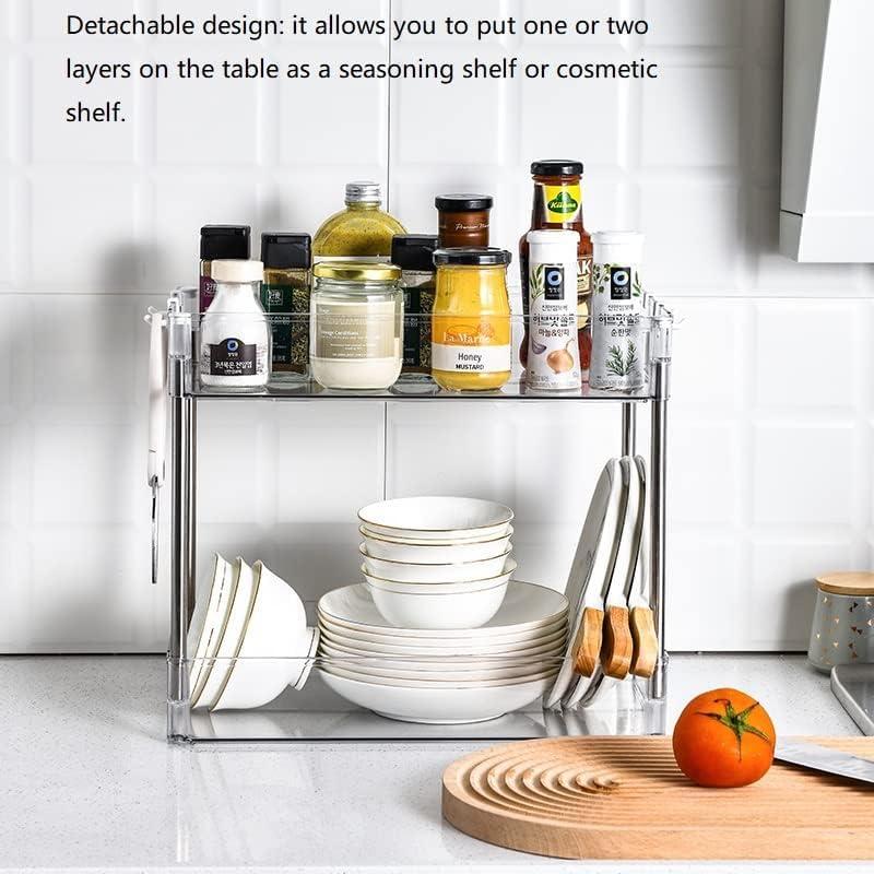 Carro de Almacenamiento Slim Chris.W 3 Niveles Transparente