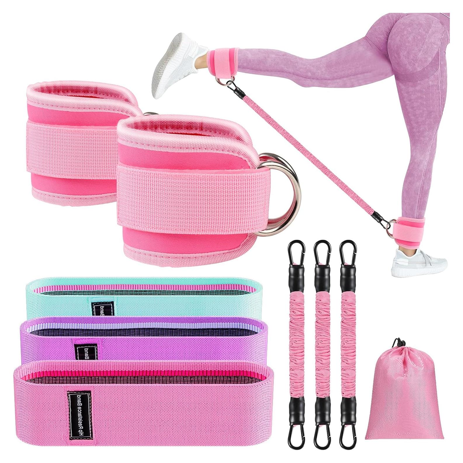 Bandas de Resistencia para Tobillos SINYWAY - Juego de 9 Pcs