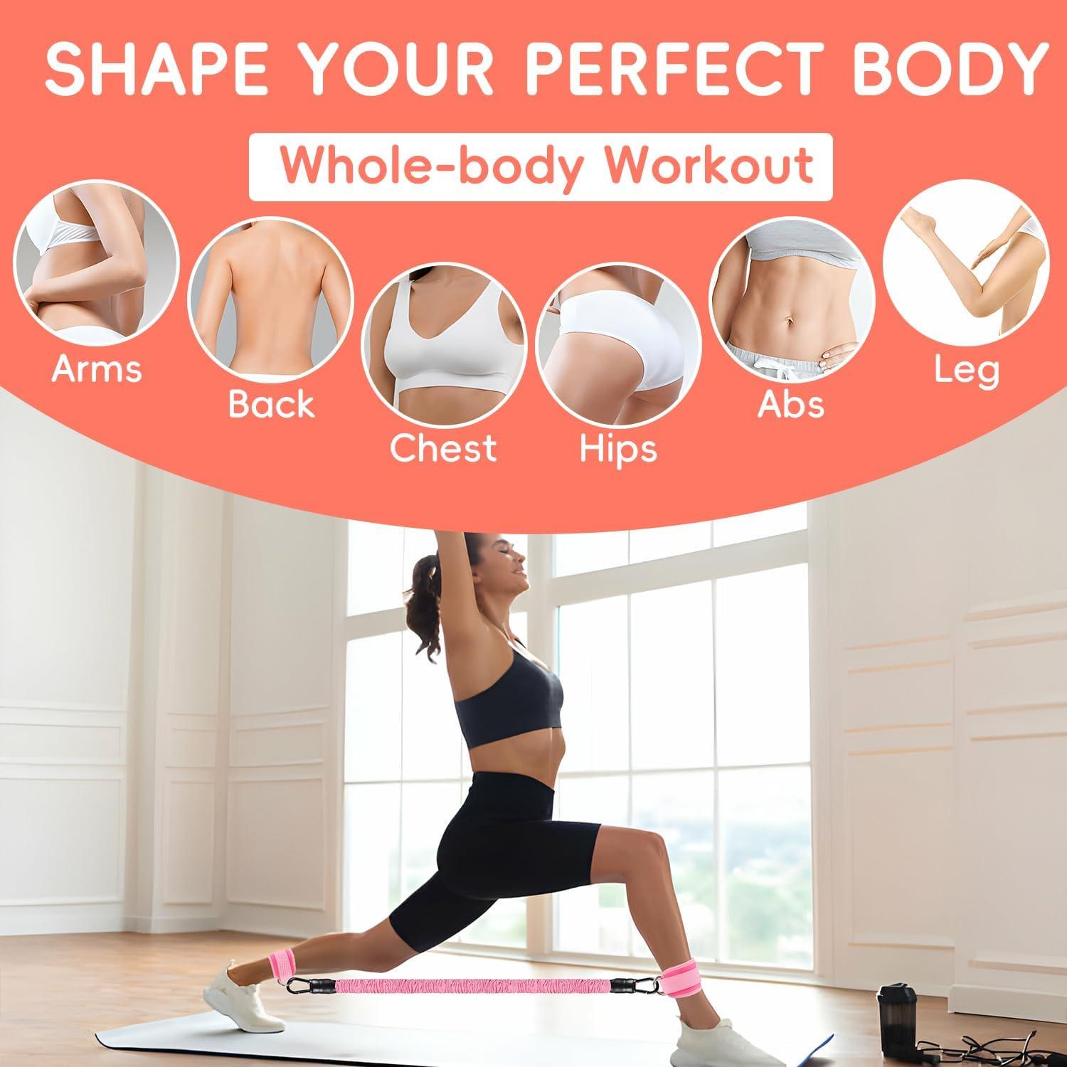 Bandas de Resistencia para Tobillos SINYWAY - Juego de 9 Pcs