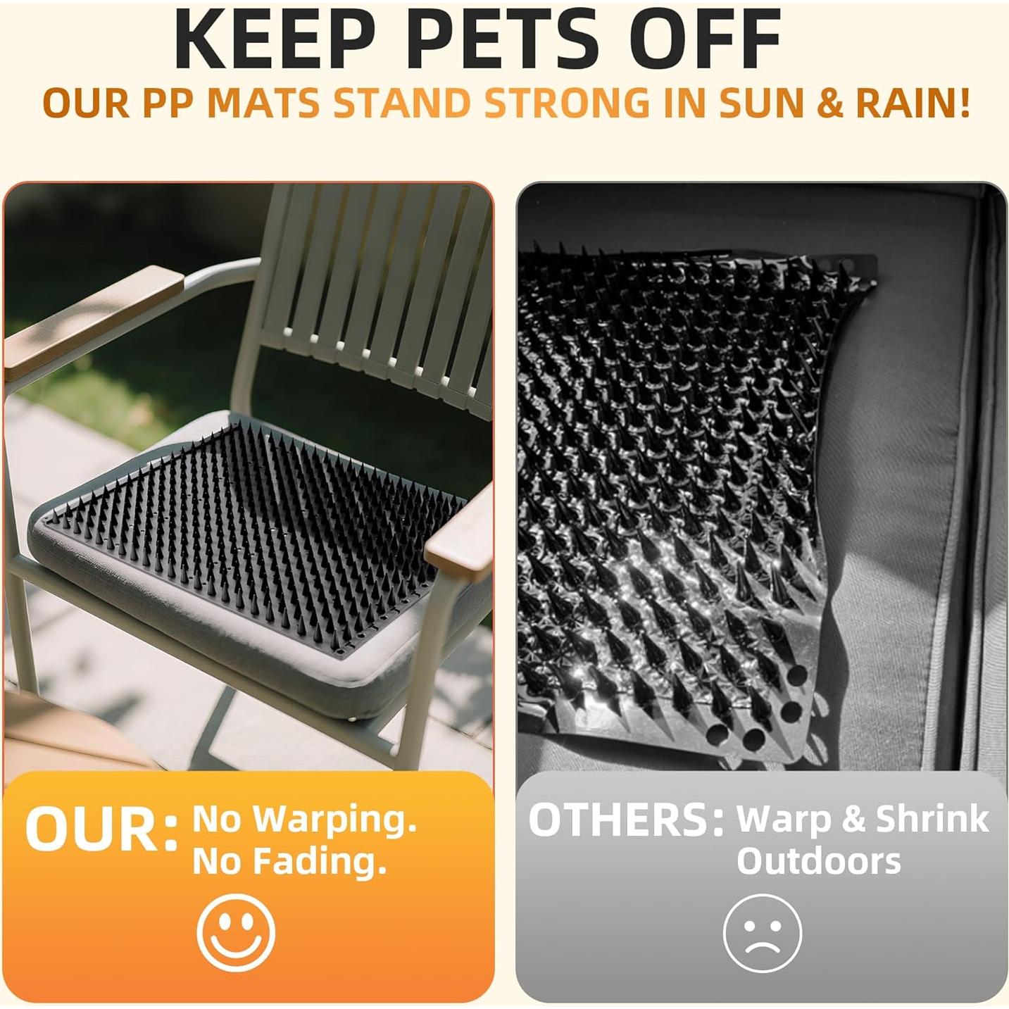 Paquete de 3 Alfombrillas Antisalto LanLfSty 42x32cm