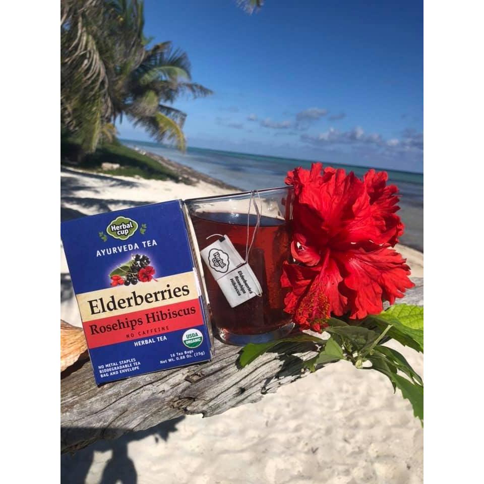 Té de Saúco Orgánico Herbal Cup, Rosa Mosqueta y Hibisco 96g