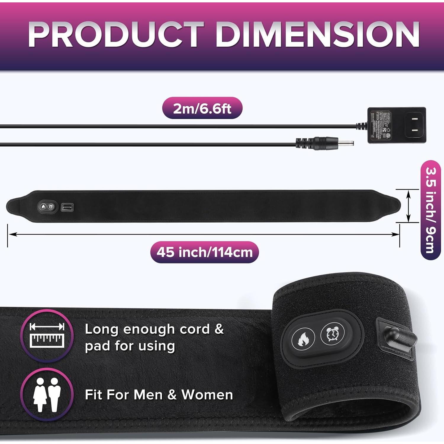 Almohadilla Calefactora WOLOYHEATIE para Brazo y Codo Negra