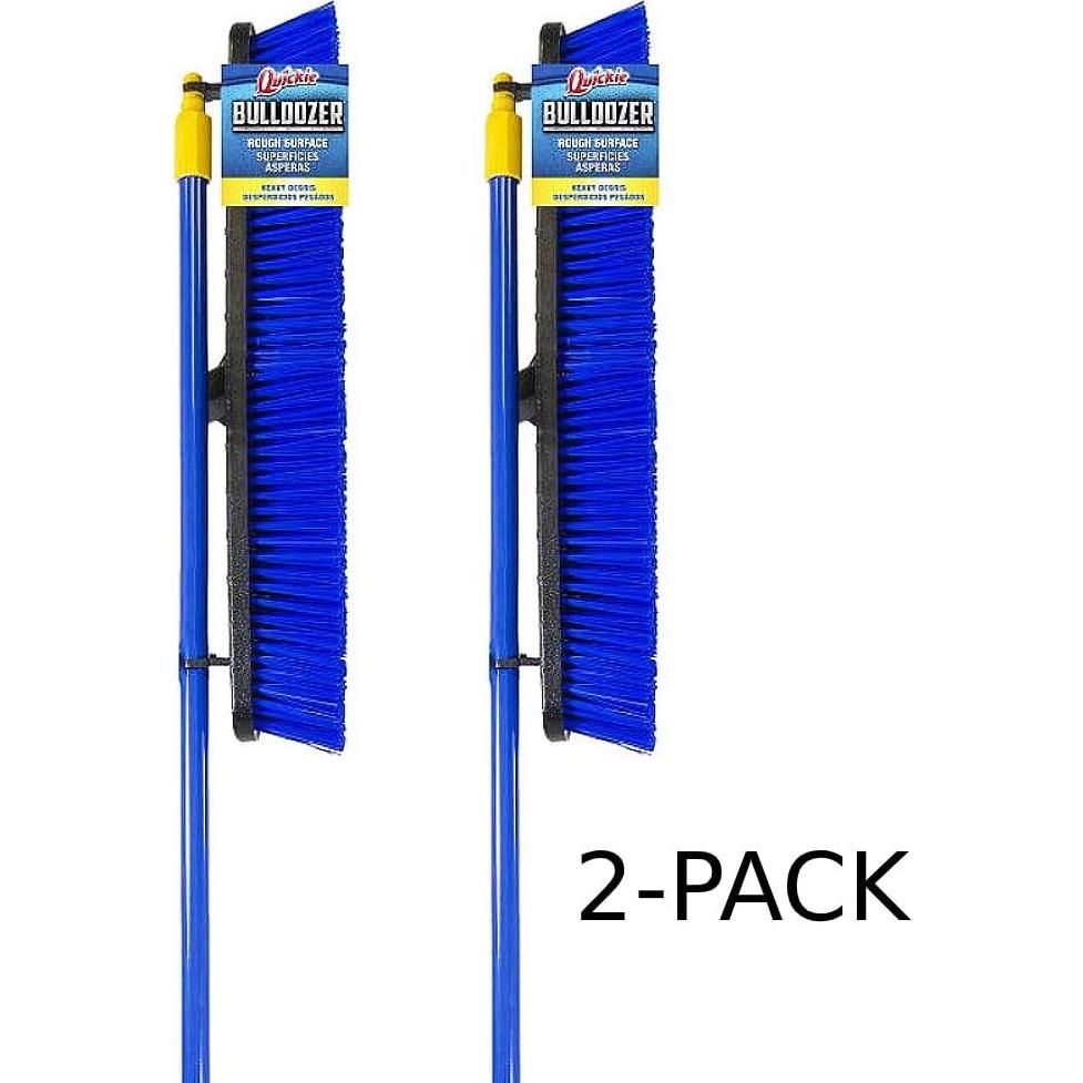 Escoba de Empuje Quickie 5992 para Superficies Rugosas - 2 Unidades