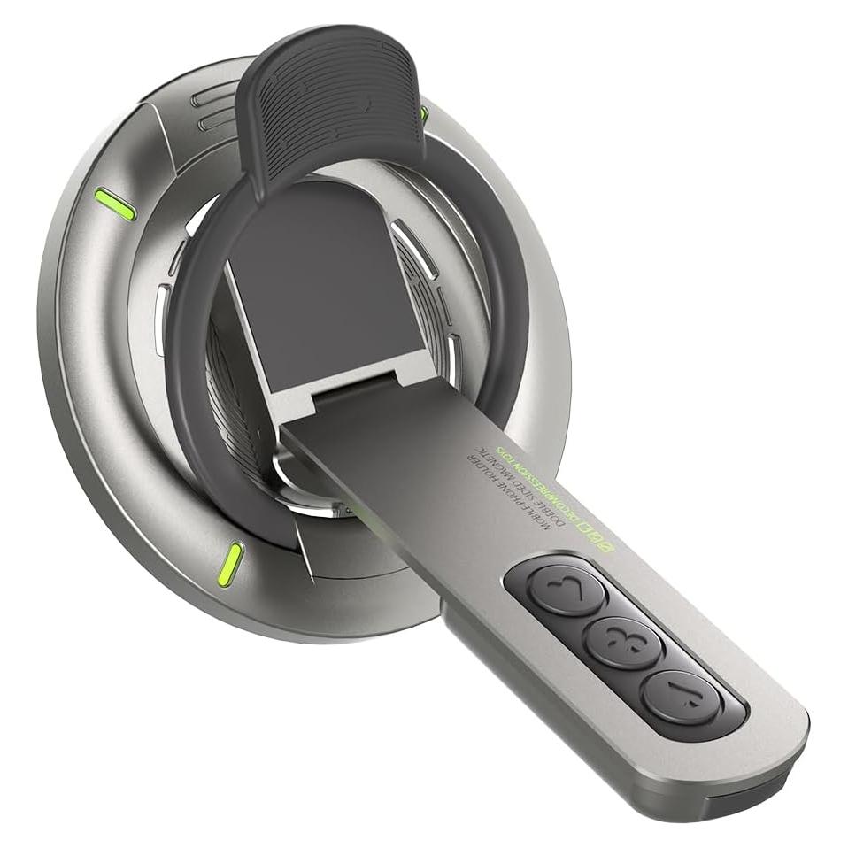 Soporte para teléfono MagSafe 360° Warherd - Negro