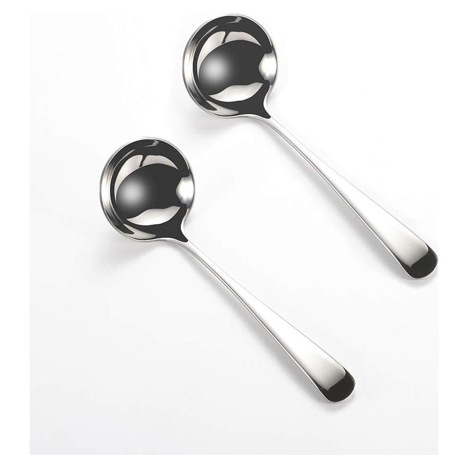 Cucharas pequeñas de acero inoxidable SUS 304 - 2 piezas 19.2 cm