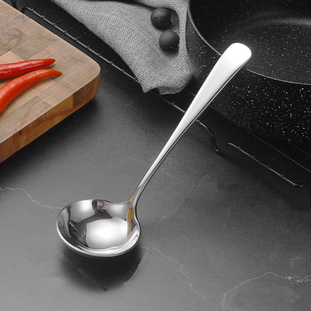 Cucharas pequeñas de acero inoxidable SUS 304 - 2 piezas 19.2 cm