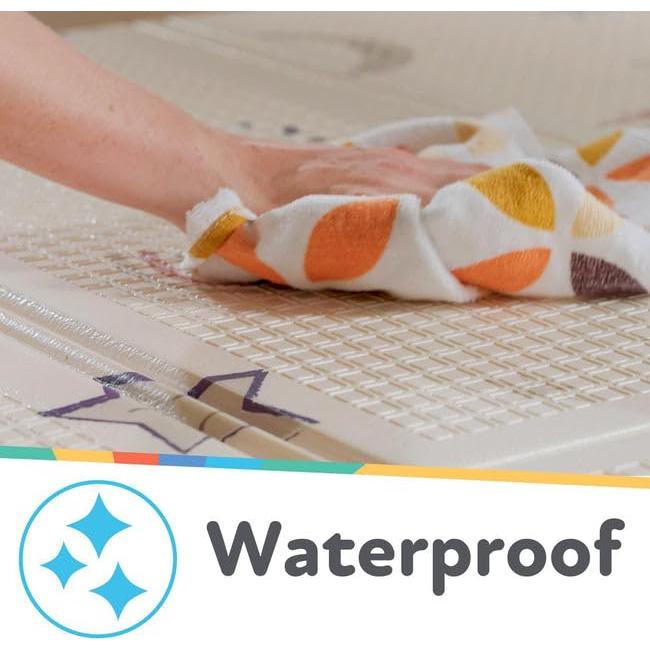 Alfombra de Juego Reversible Nuby Estrellas y Cielo 196x147cm