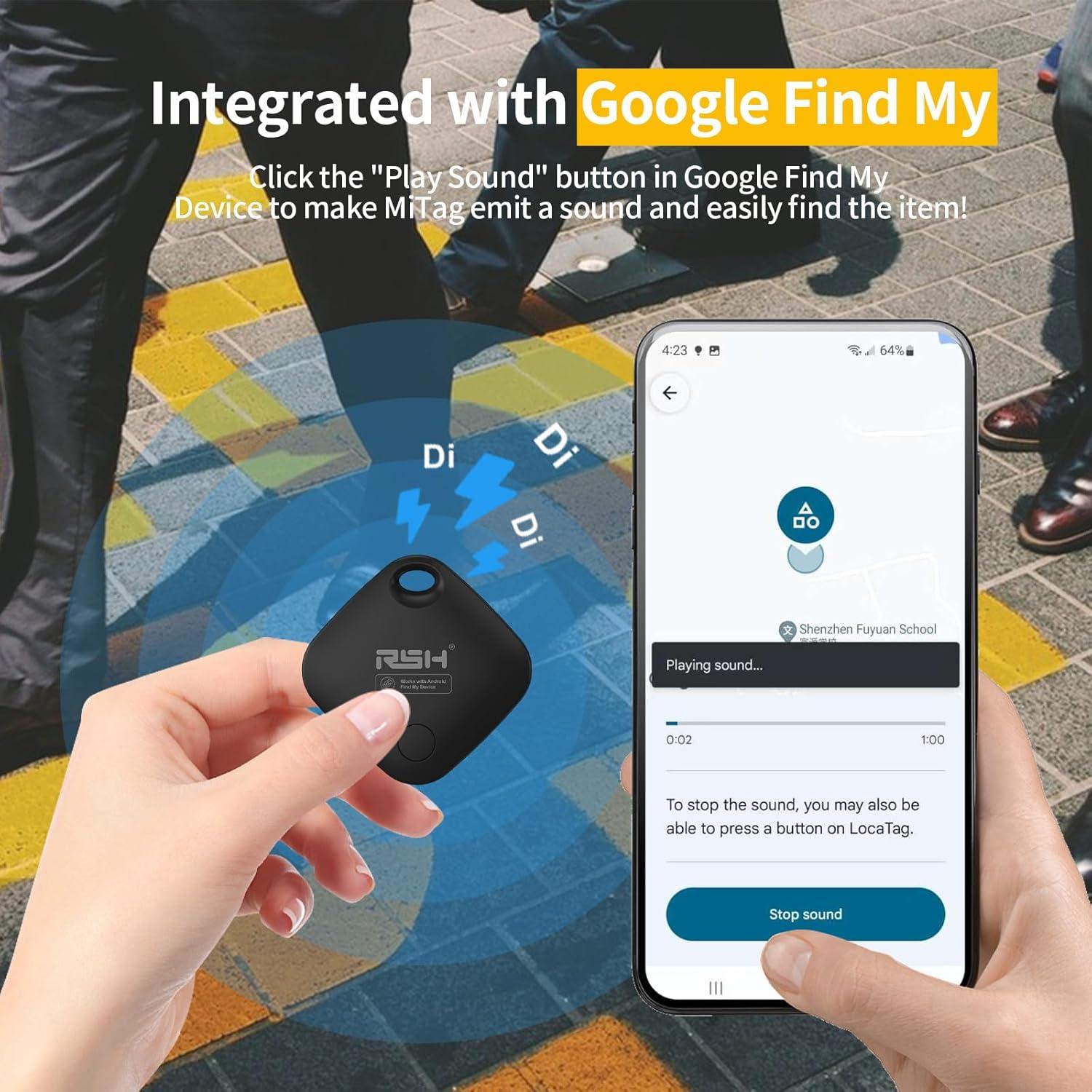 Etiqueta de Seguimiento Bluetooth RSH para Equipaje - 4 Unidades