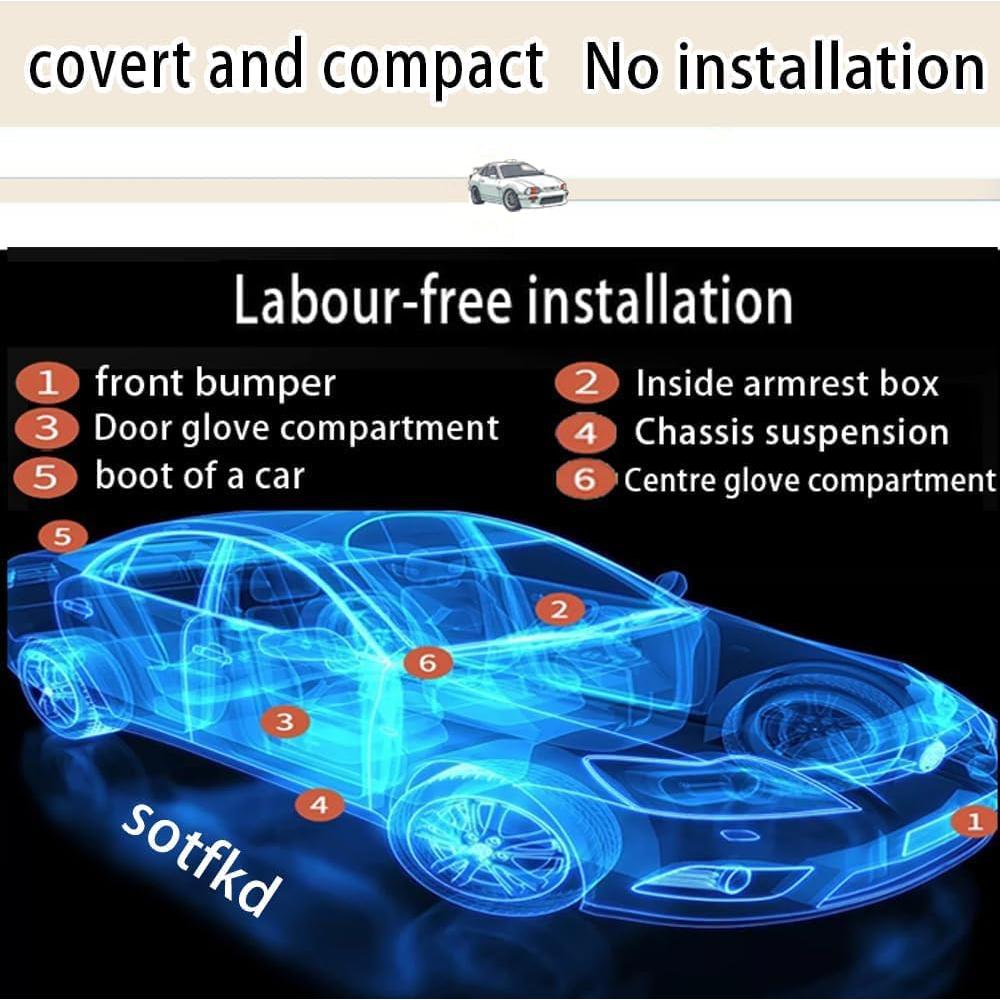 Paquete de 2 Rastreadores GPS Sotfkd para Vehículos iOS