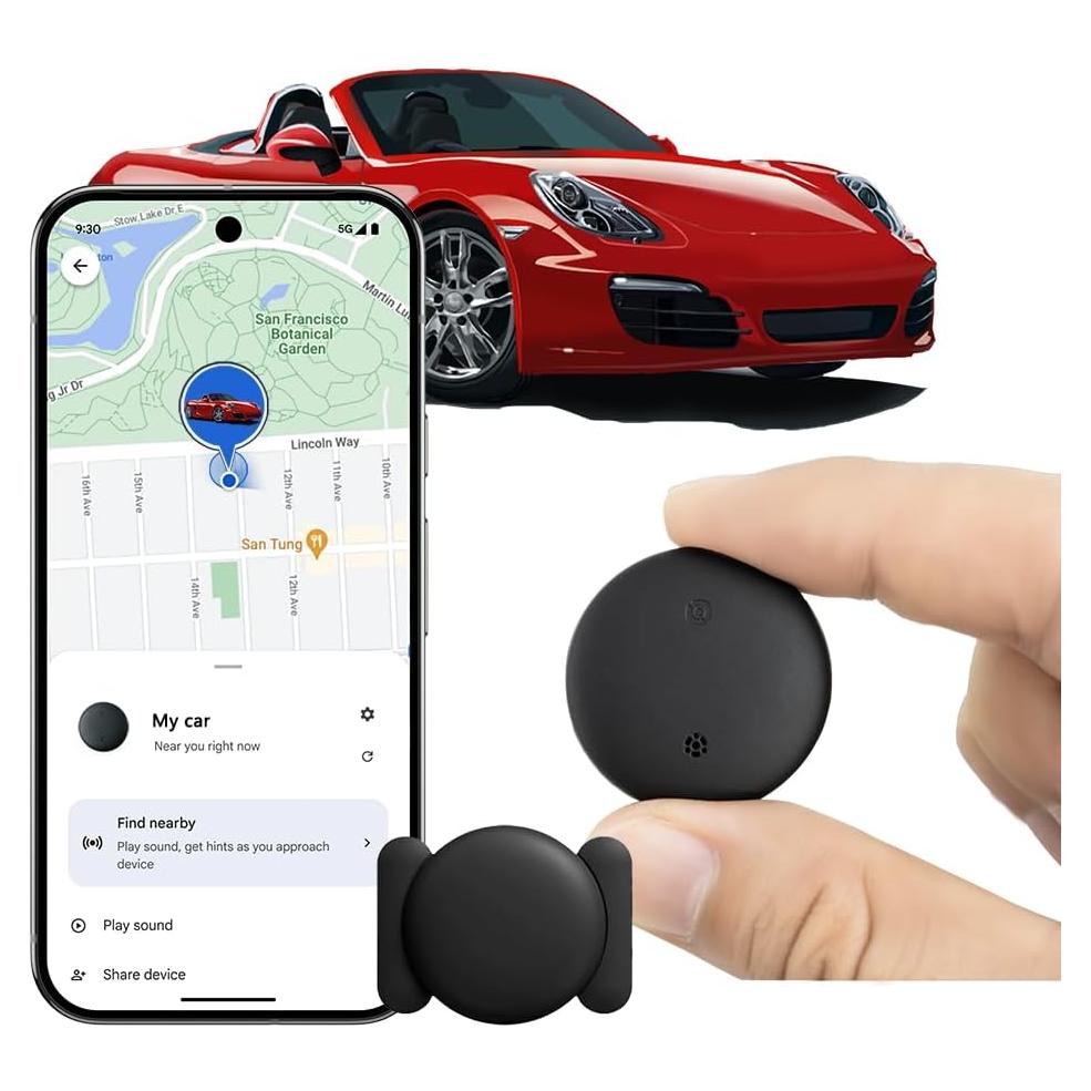 Localizador GPS YIALT para Coche - Batería 1 Año, Resistente al Agua