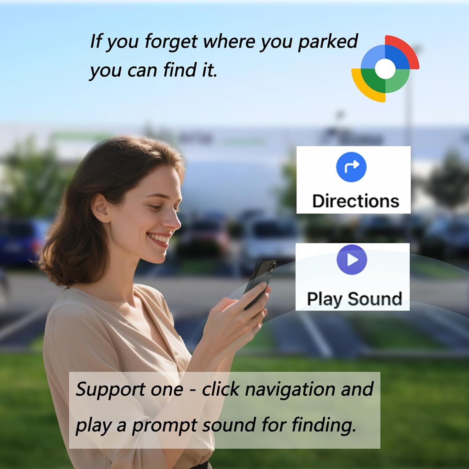 Localizador GPS YIALT para Coche - Batería 1 Año, Resistente al Agua