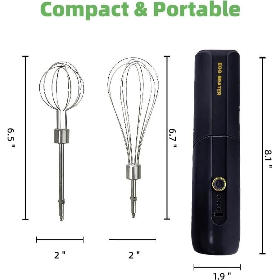 Batidora de Mano Inalámbrica Chidoyii HZ-001 3 Velocidades