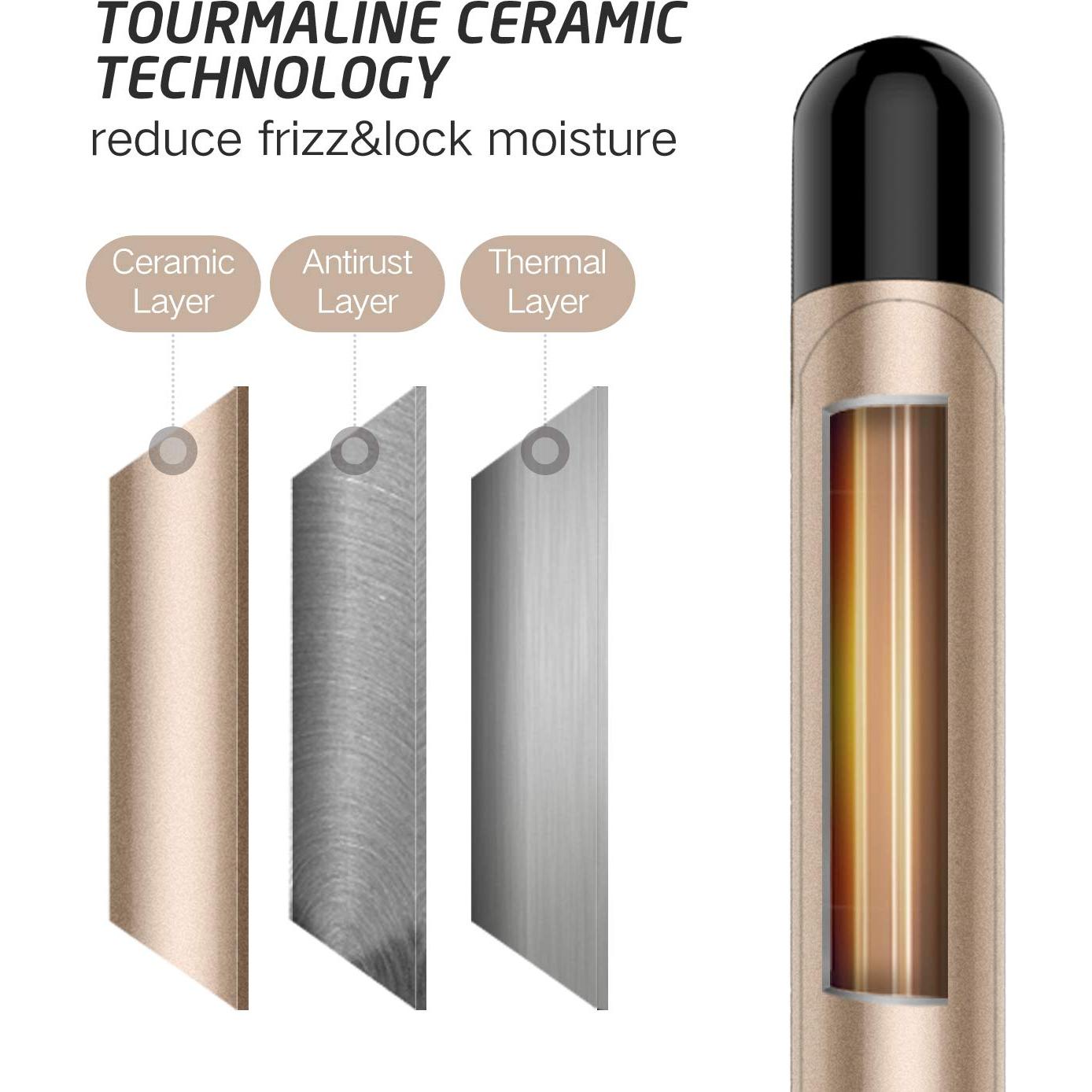 Plancha de Rizar Profesional Hoson 1/2" Cerámica Turmalina