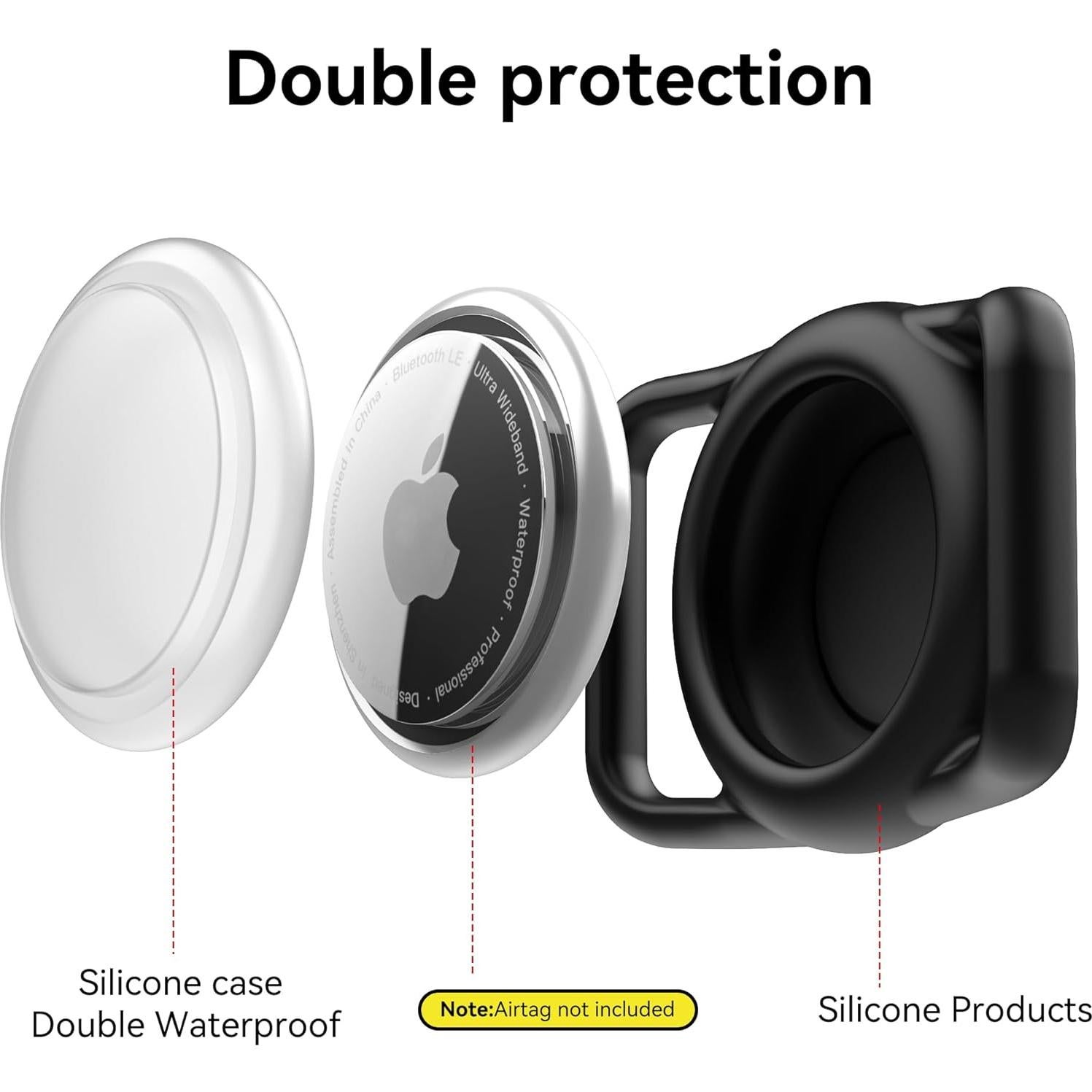 Soporte para Collar de Perro Airtag Citymore 2 Paquetes IPX8