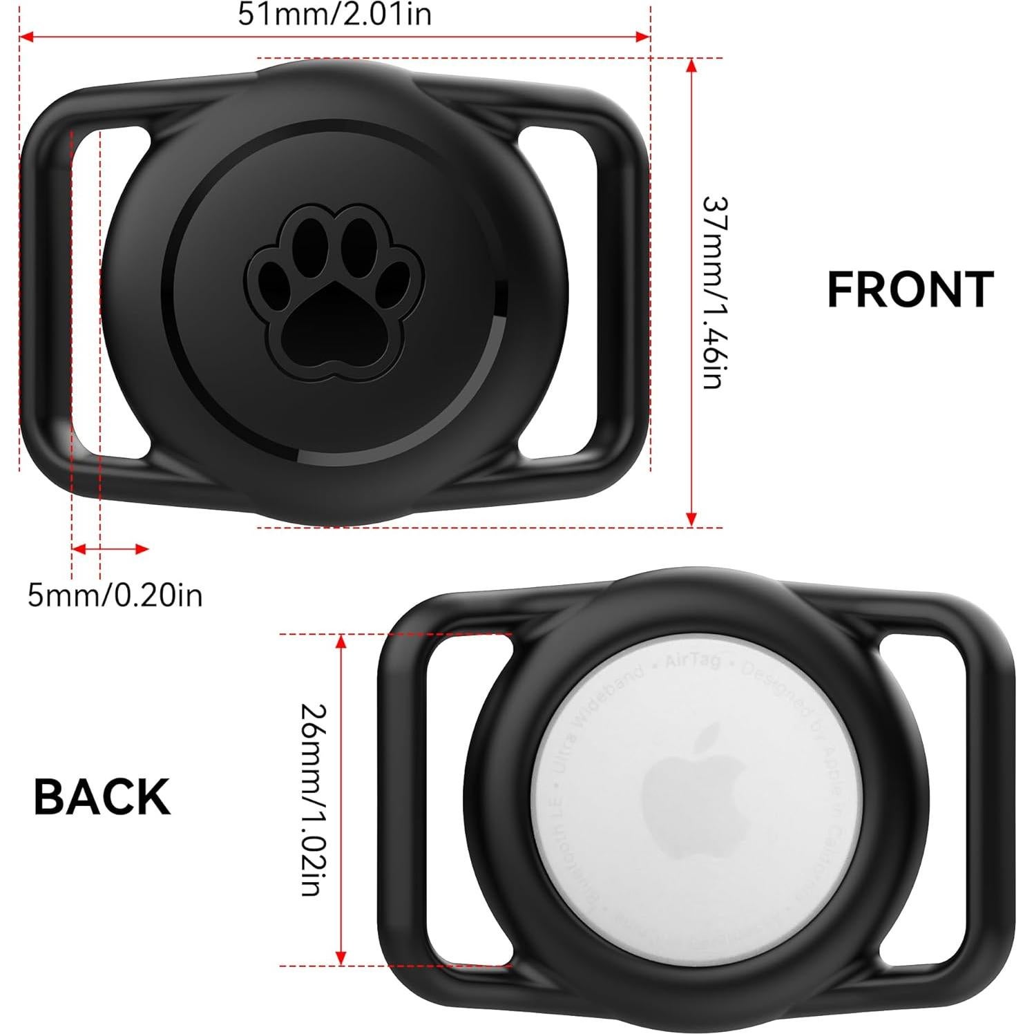 Soporte para Collar de Perro Airtag Citymore 2 Paquetes IPX8