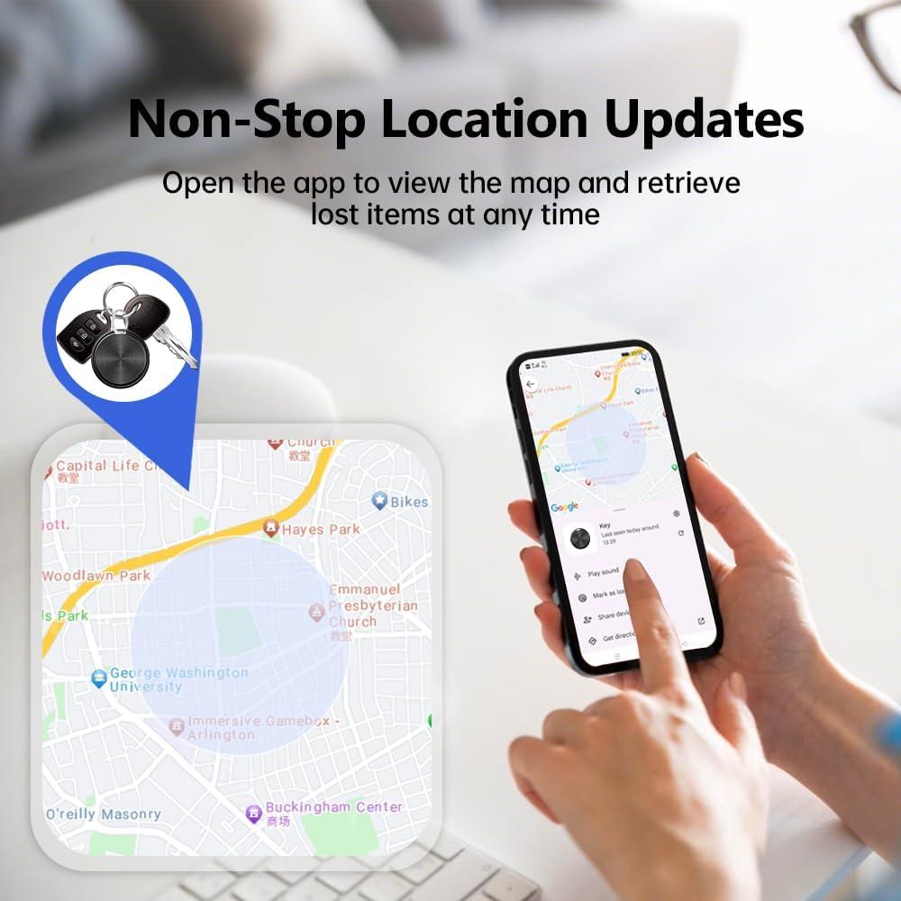 Etiqueta de Rastreo Inteligente Mailv F8 para Android - Negro