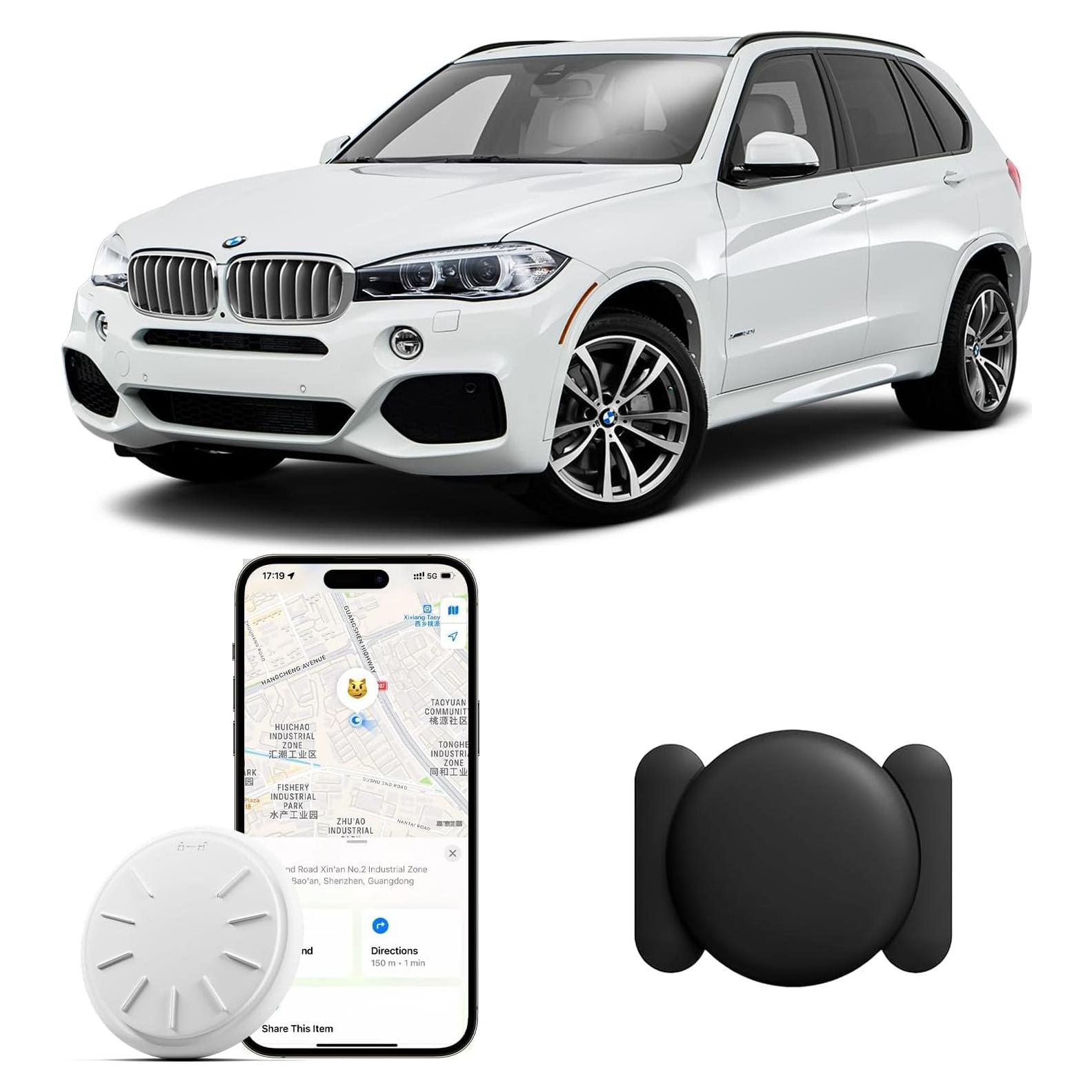 Rastreador GPS HONGTOP para Vehículos en Tiempo Real, Negro