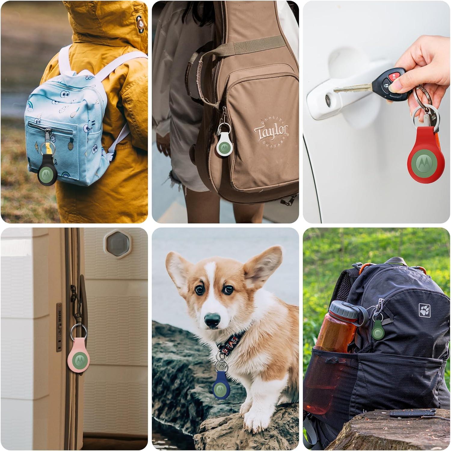 Funda de Silicona Impermeable SkyArmor para Moto Tag - 6 Colores